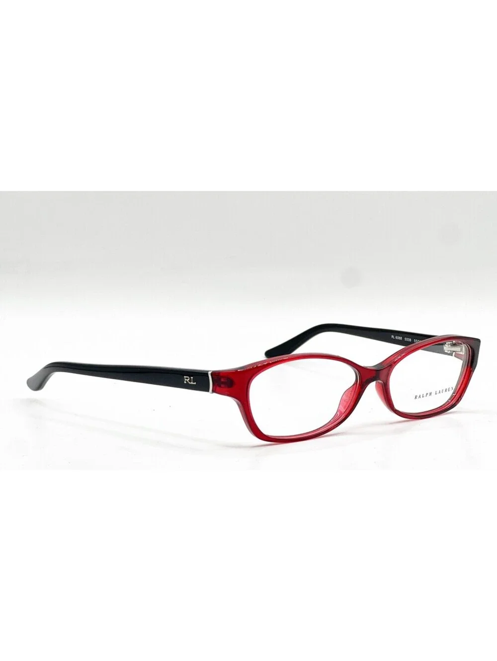 Ralph Lauren RL 6068 5008 Red Cat Eye Authentic Eyeglass Frames 55-15-130